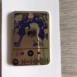 Floating lights Music Code enamel pin, gold plating