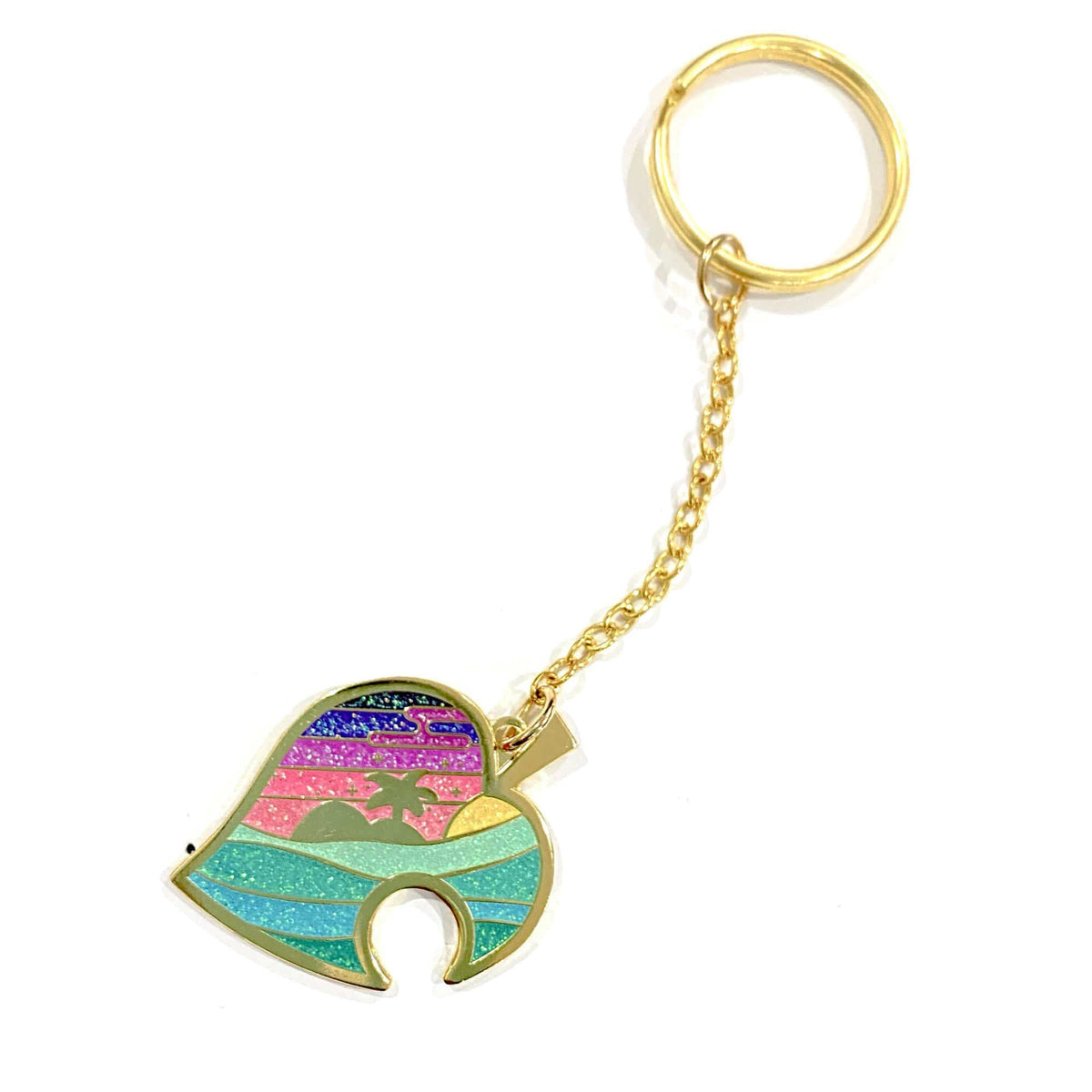 Horizons Island acrylic charm keychain by Pinbuds
