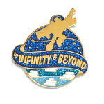 Infinity enamel pin by Pinbuds