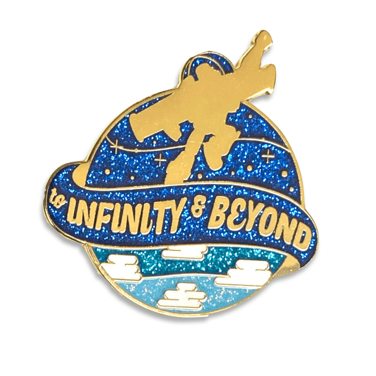 Infinity enamel pin by Pinbuds