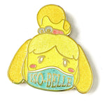 Iso-belle enamel pin by Pinbuds