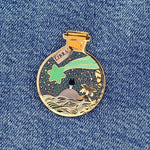 Libra Wishing Animal enamel pin, gold plating