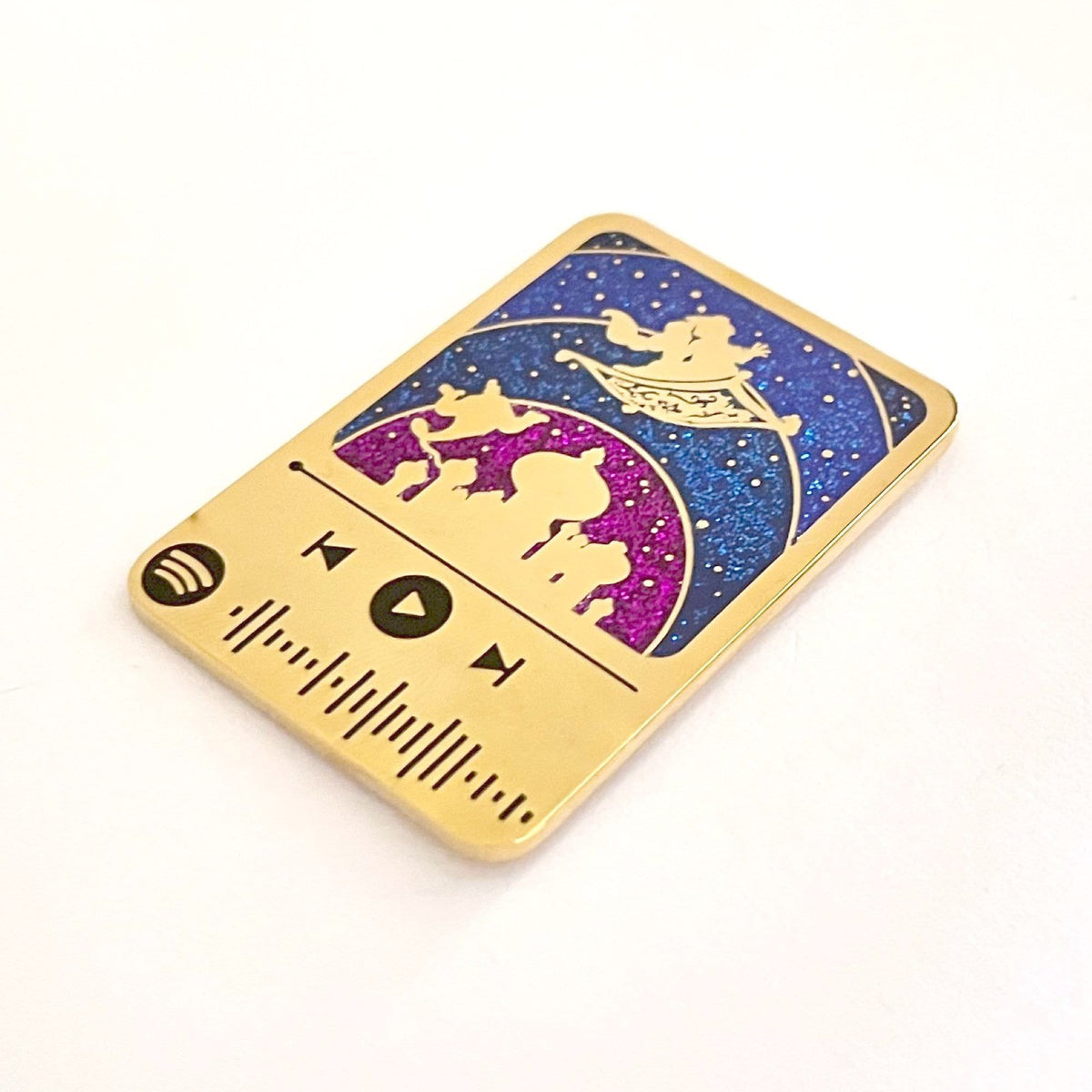 Magic Carpet Music Code enamel pin, designed in Sydney
