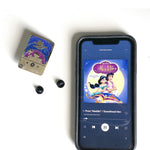 Magic Carpet Music Code enamel pin, designed in Sydney