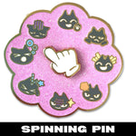 Spinner Pin : Animal Reaction enamel pin by Pinbuds