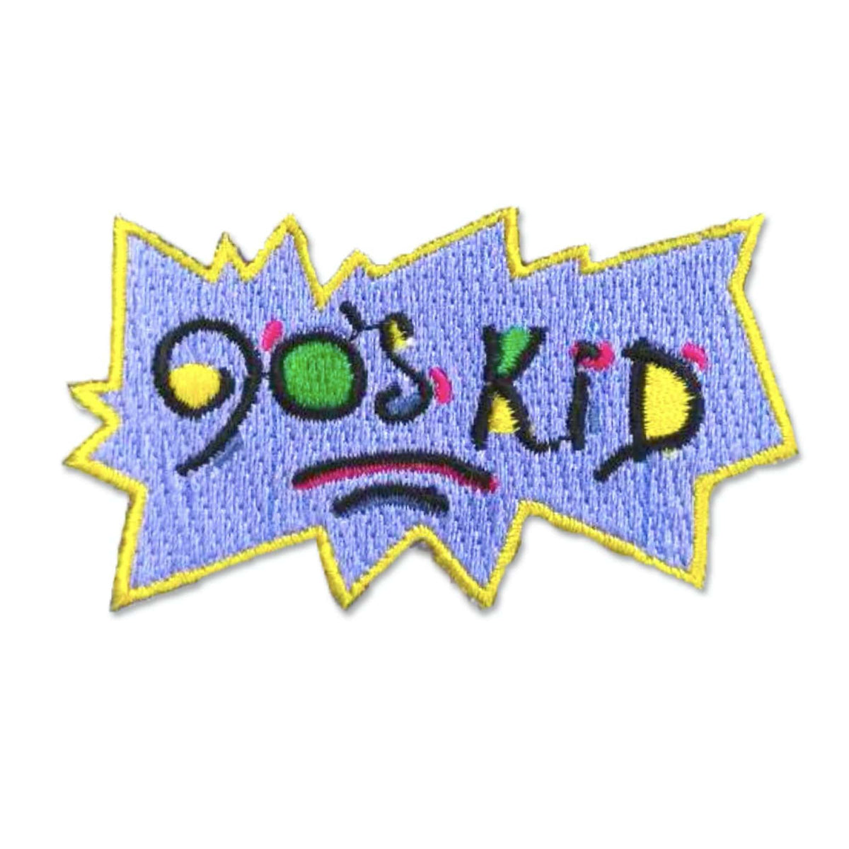 90s Kid Iron-On Patch by Pinbuds