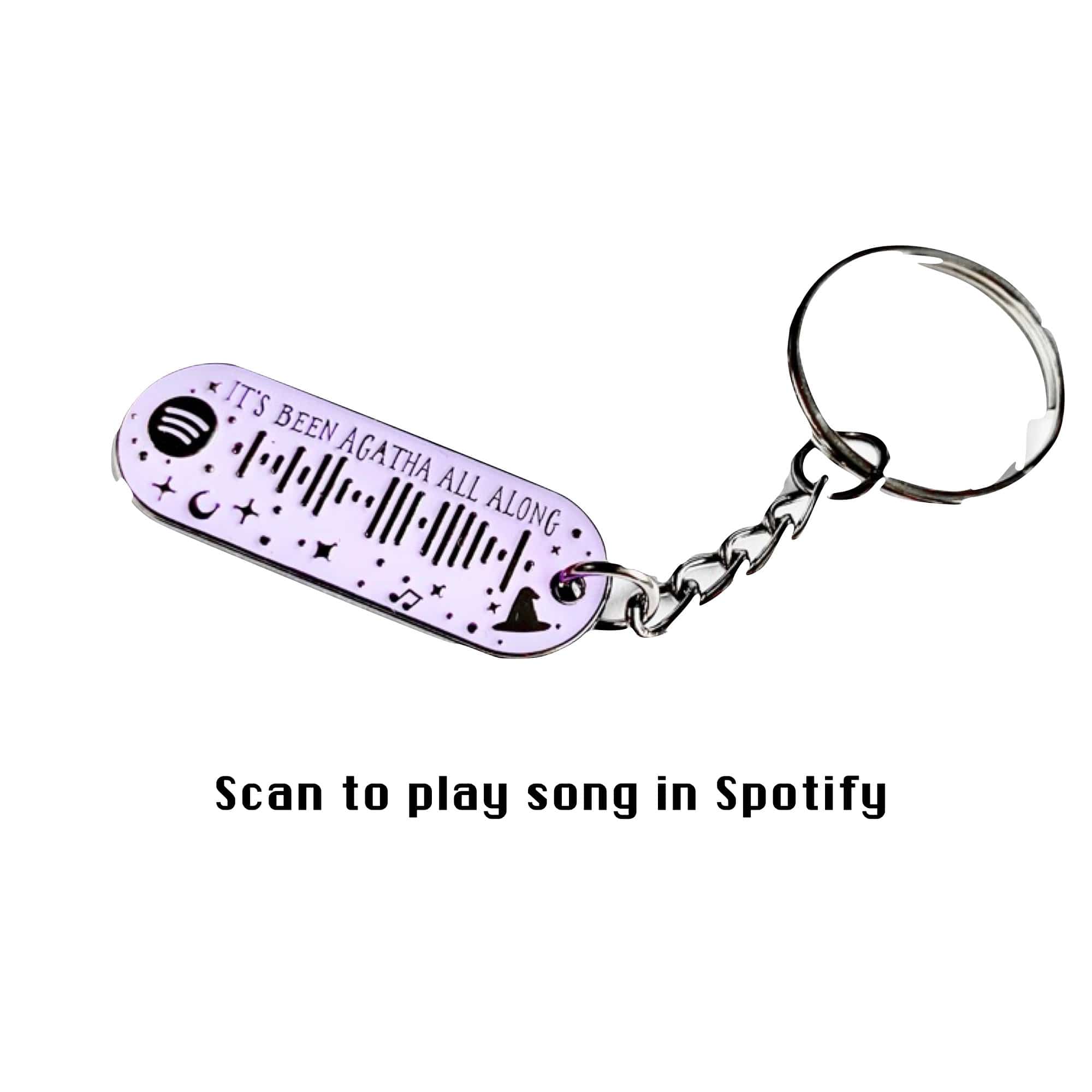 pinbuds Agatha all along Keychain Agatha all along Spotify Keychain