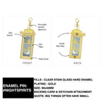 Lost Spirits Film Strip enamel pin, glow in the dark