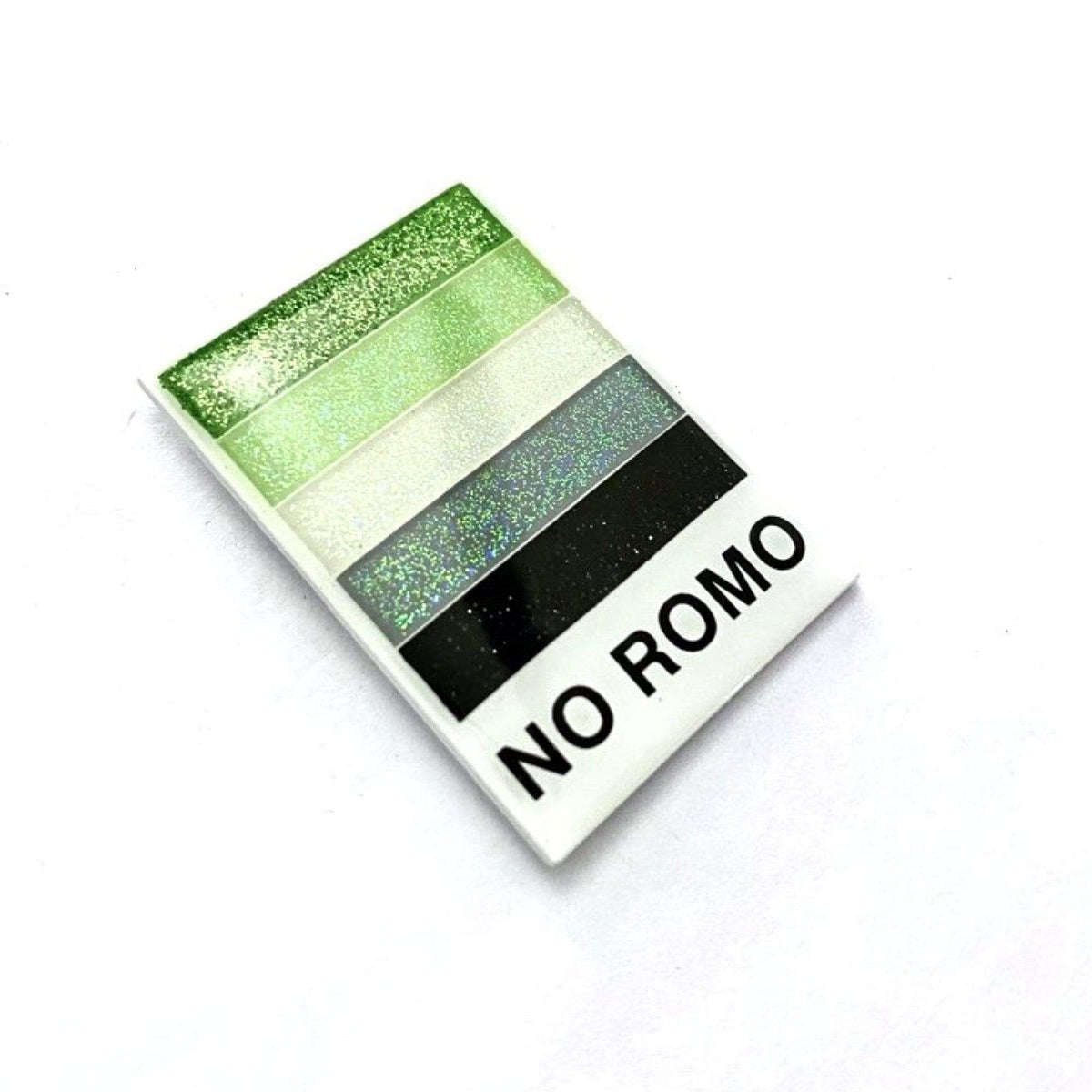 Aromantic Pride enamel pin, designed in Sydney