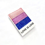 Bisexual Pride enamel pin, hard enamel