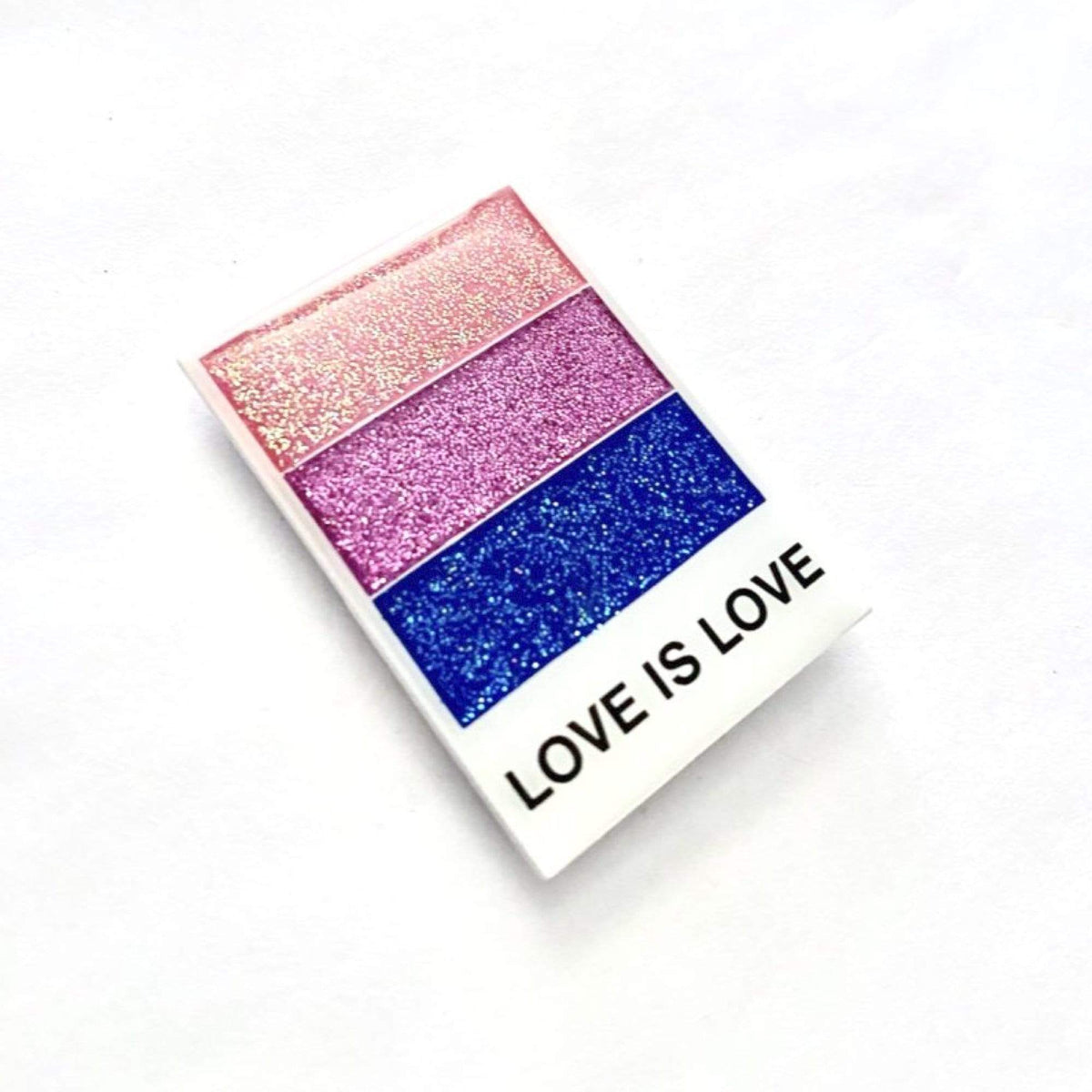 Bisexual Pride enamel pin, hard enamel