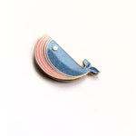 Bisexuwhale Pride enamel pin, designed in Sydney