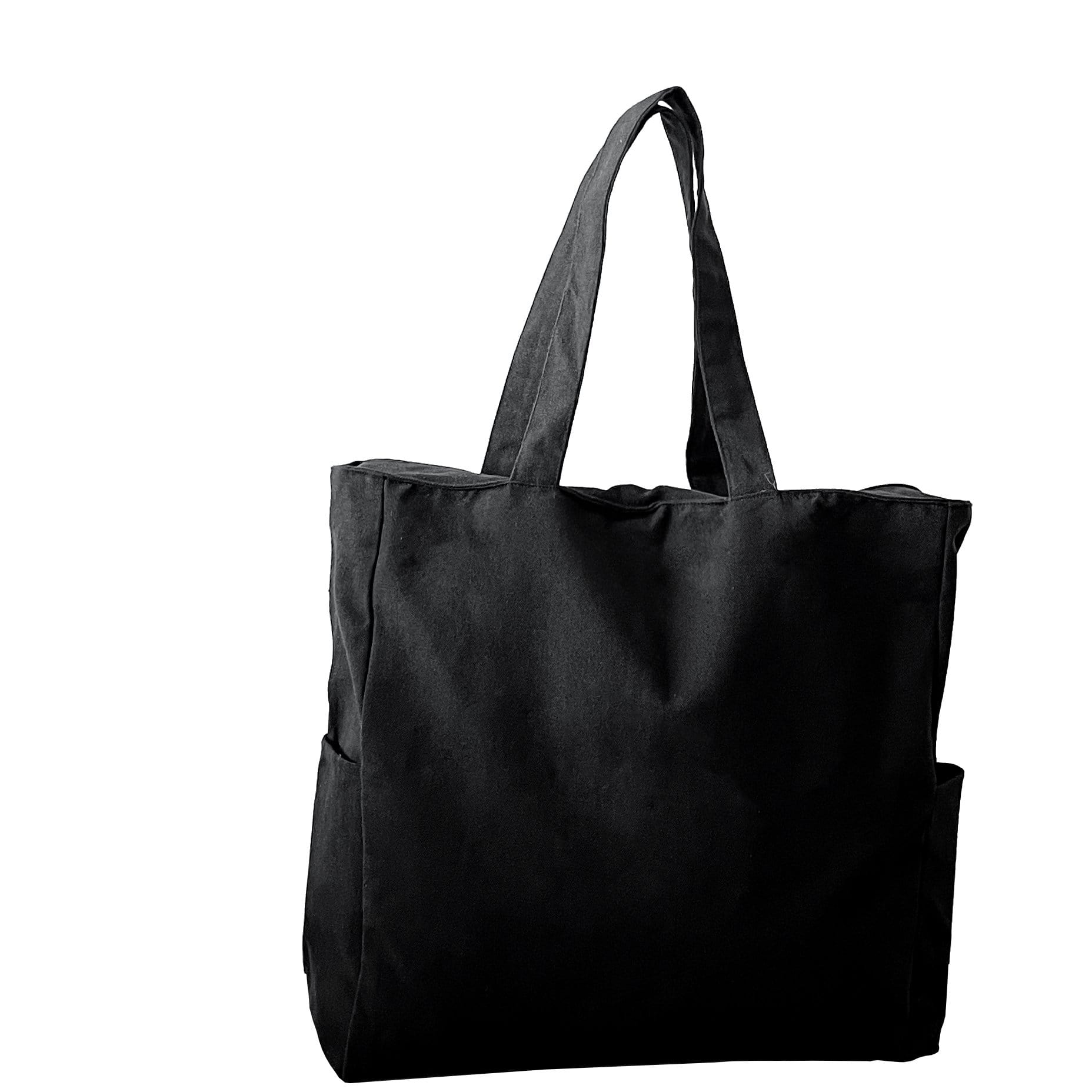 pinbuds Cotton Tote Bag (black)