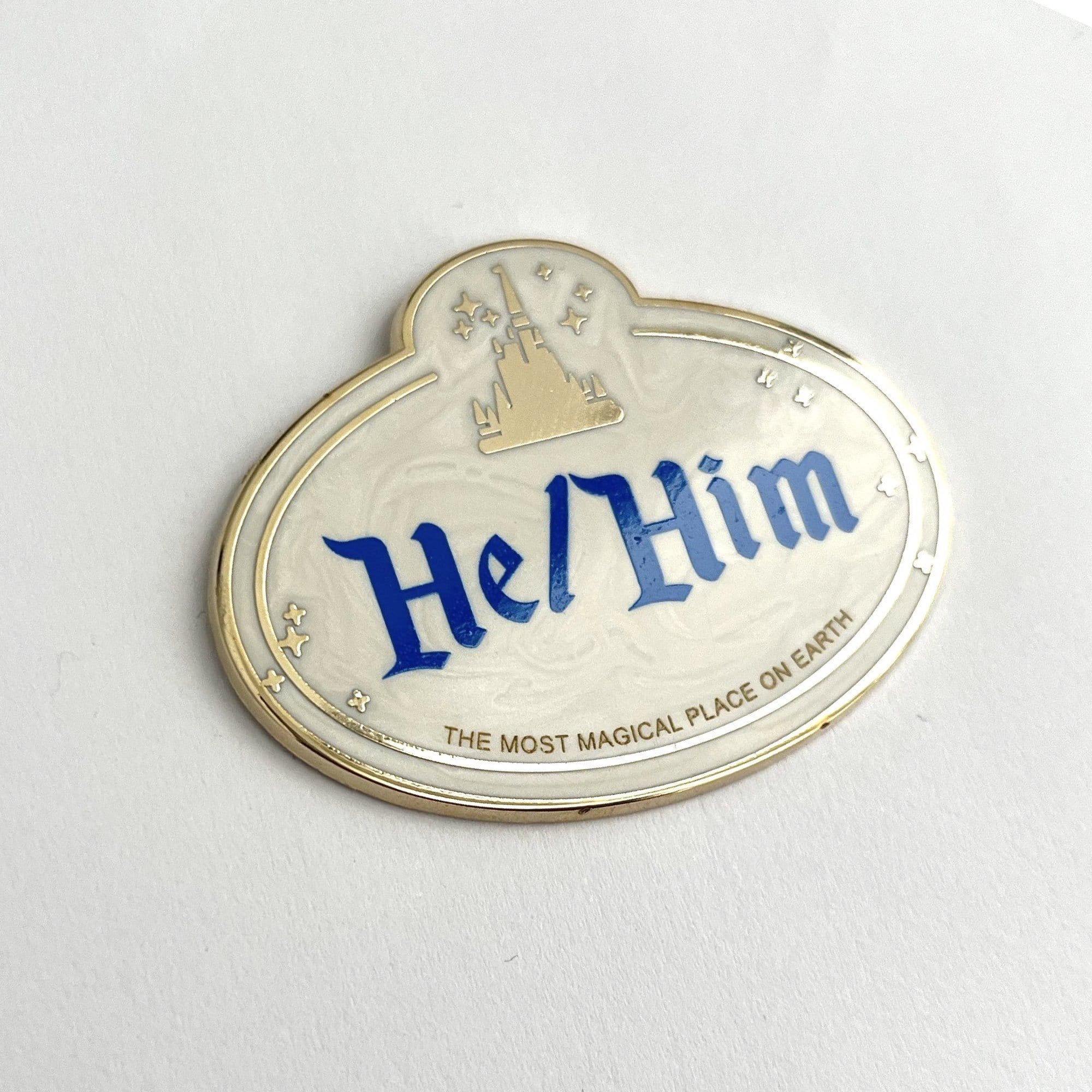 pinbuds Disneyland Tag Pronoun Pin "They/Them"