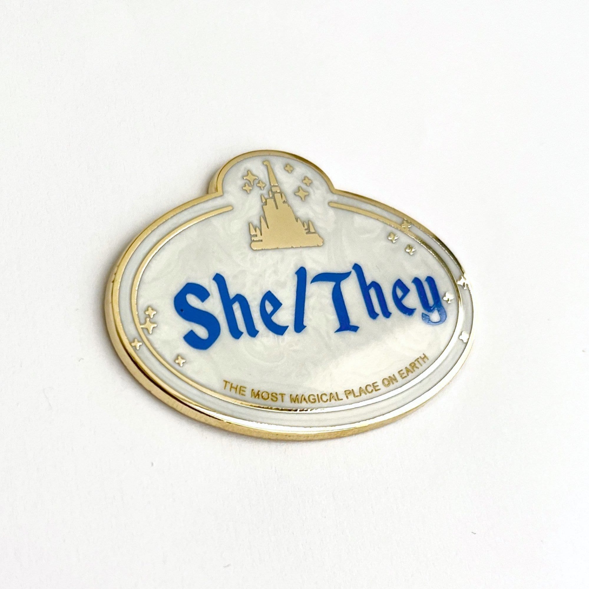 pinbuds Disneyland Tag Pronoun Pin "They/Them"