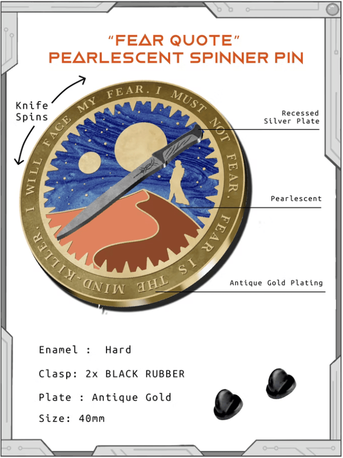 pinbuds Dune Space 2 Pin Set