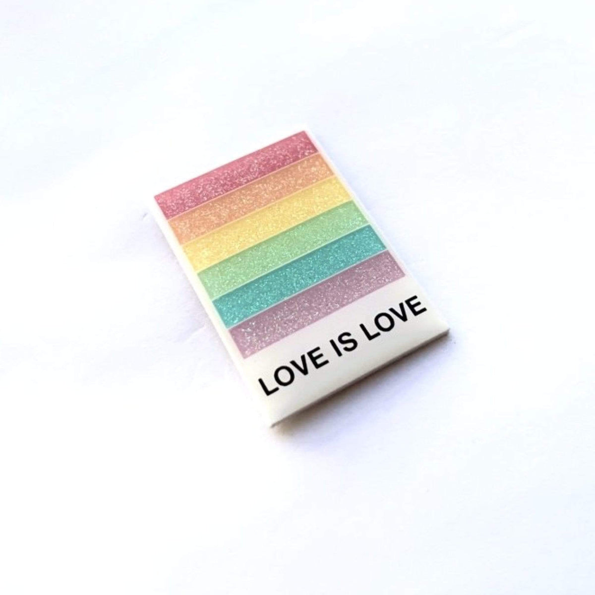 Gay Pride enamel pin, hard enamel