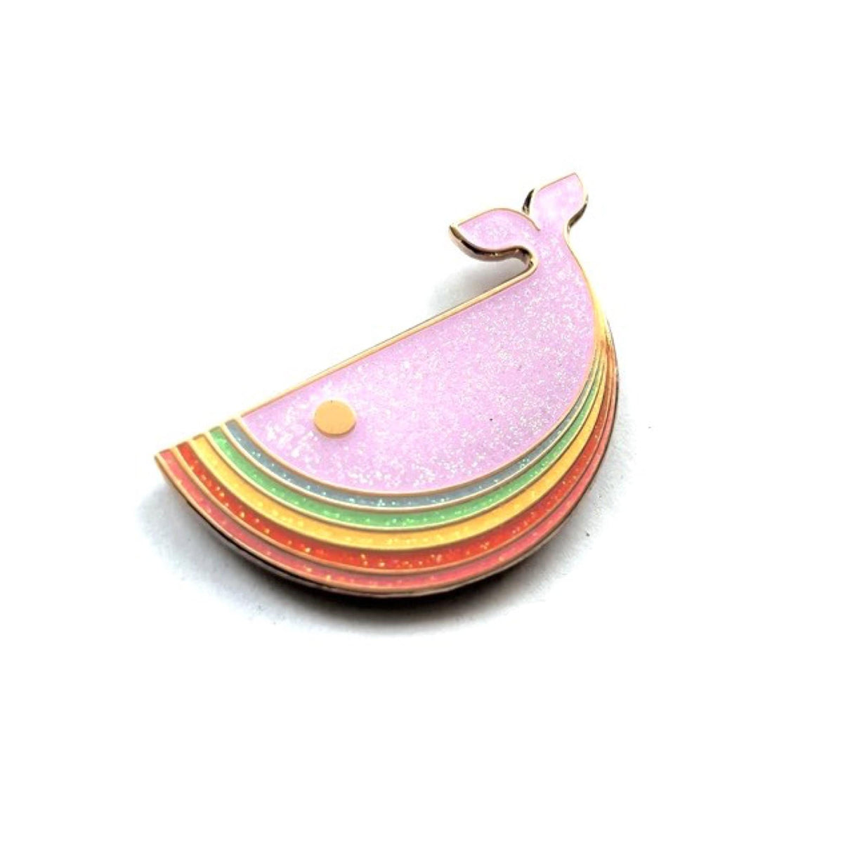 Homosexuwhale Pride enamel pin by Pinbuds