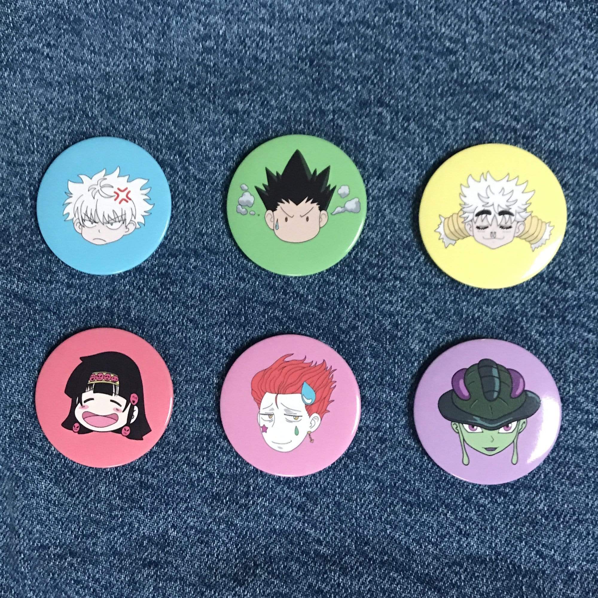 pinbuds Hunter Reaction Button Badges (6 pack)