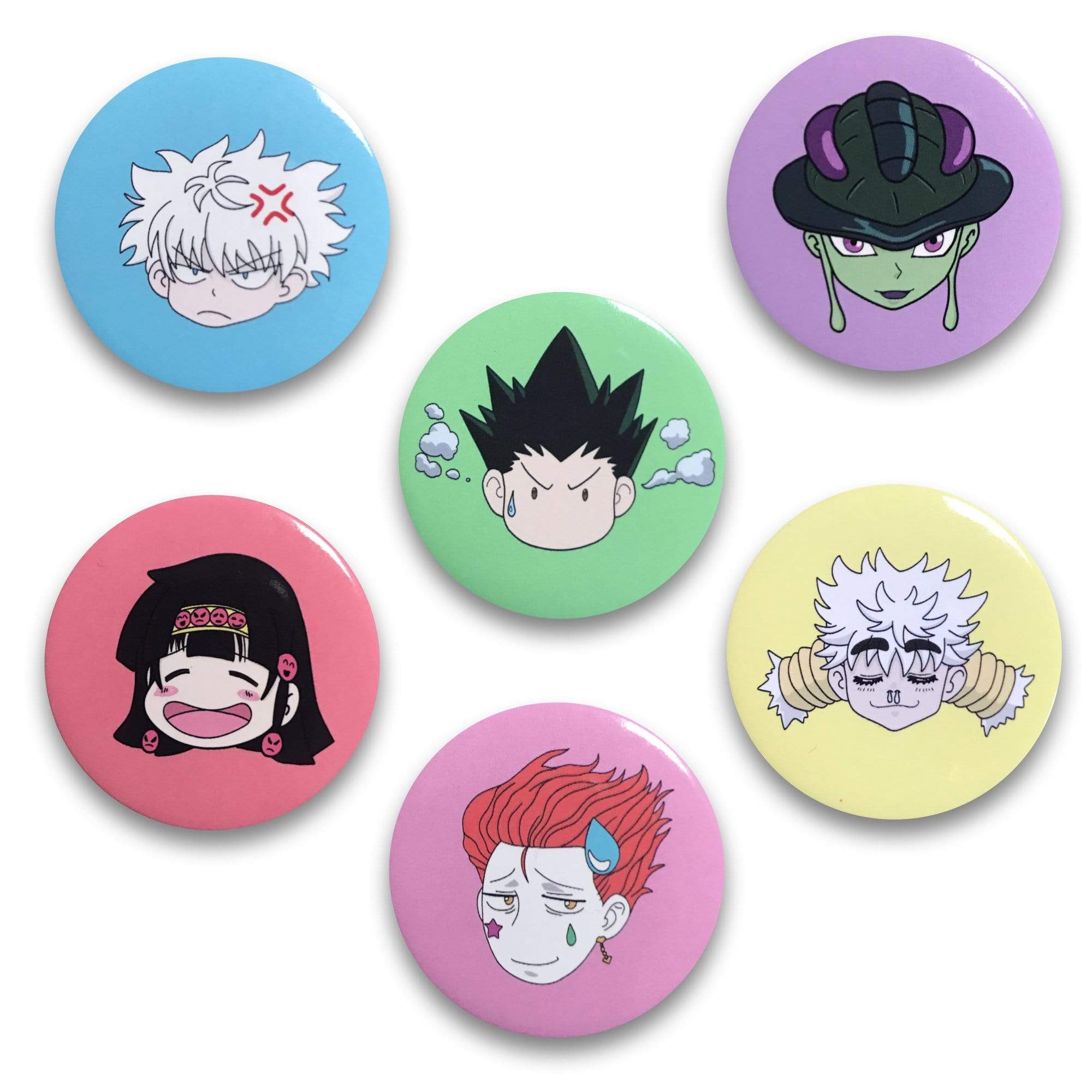 pinbuds Hunter Reaction Button Badges (6 pack)