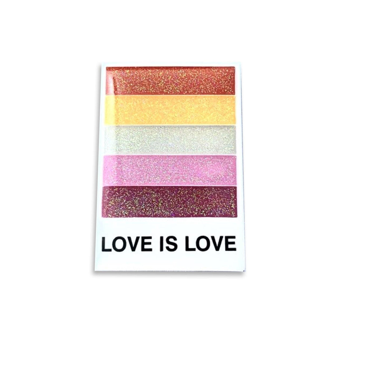 Lesbian Pride enamel pin by Pinbuds