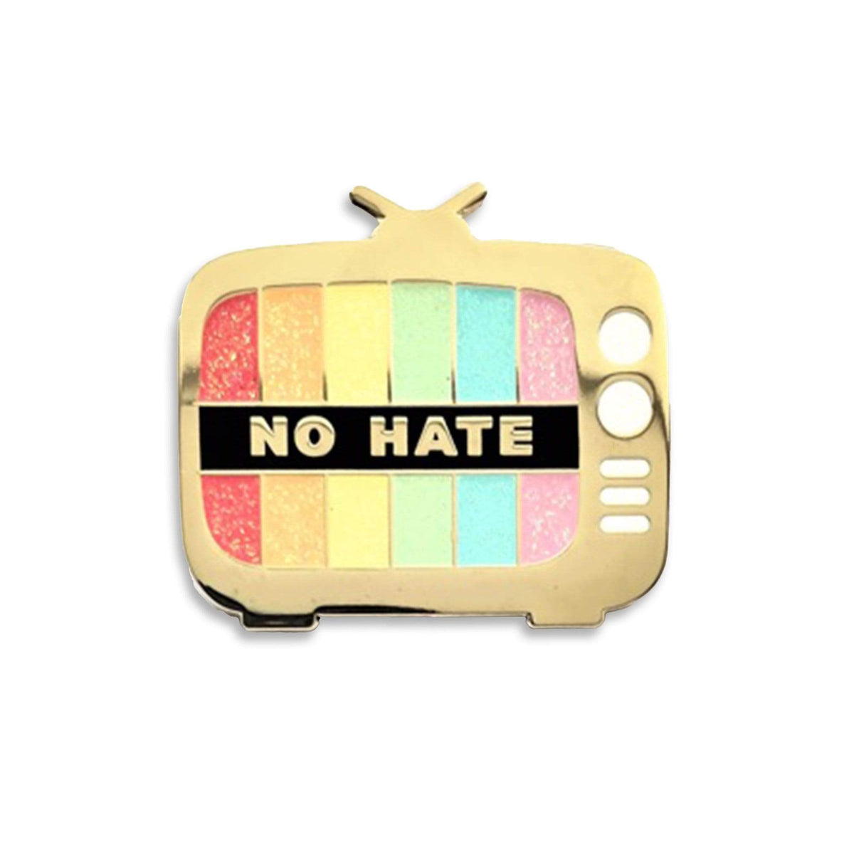 LGB-TV Retro Pride enamel pin by Pinbuds
