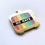 LGB-TV Retro Pride enamel pin, hard enamel