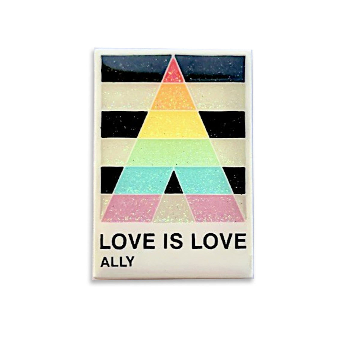 LGBT Ally Pride enamel pin by Pinbuds