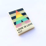 LGBT Ally Pride enamel pin, hard enamel