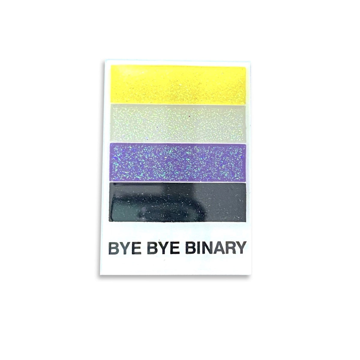 Non-Binary Pride enamel pin by Pinbuds