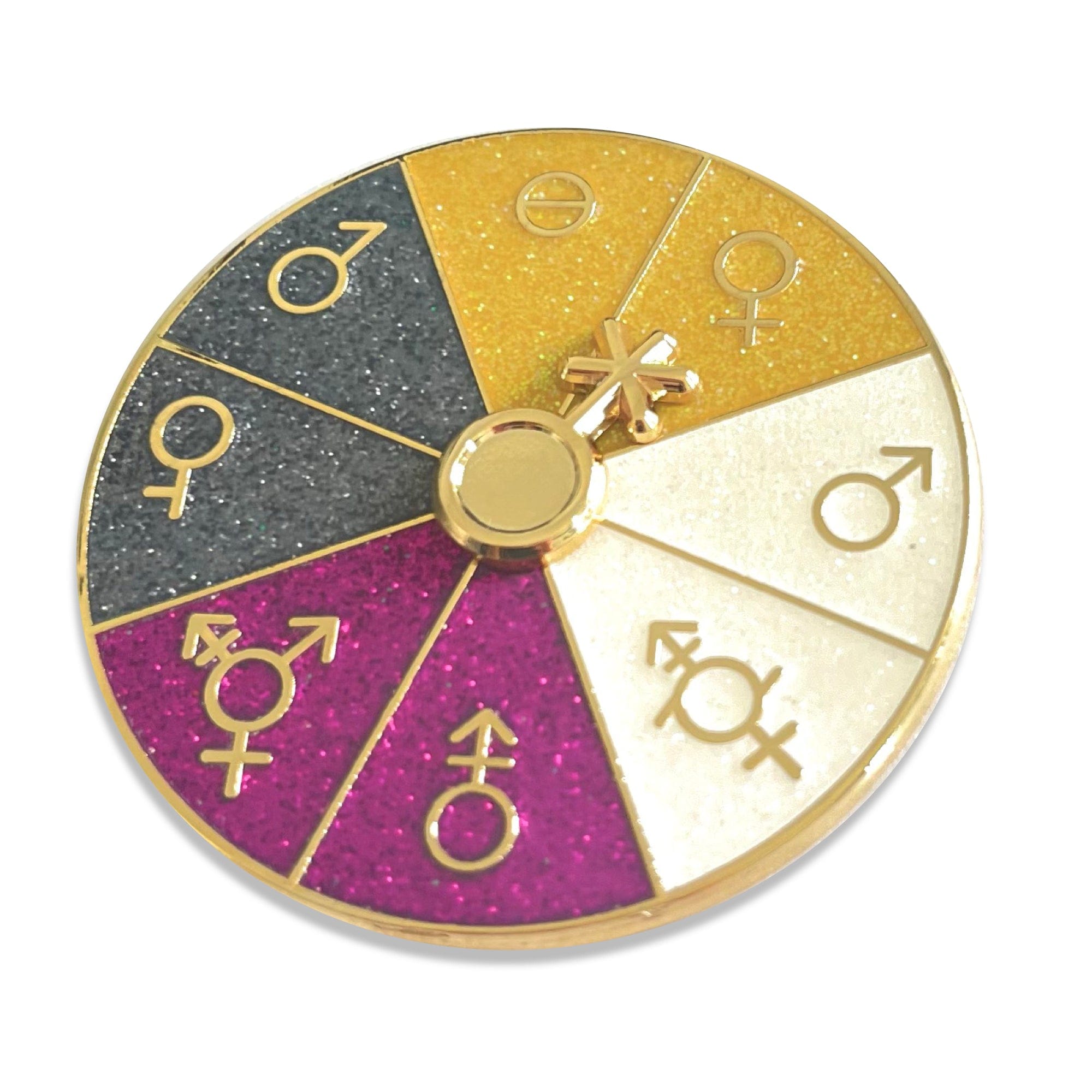 pinbuds Non Binary Spinner pin