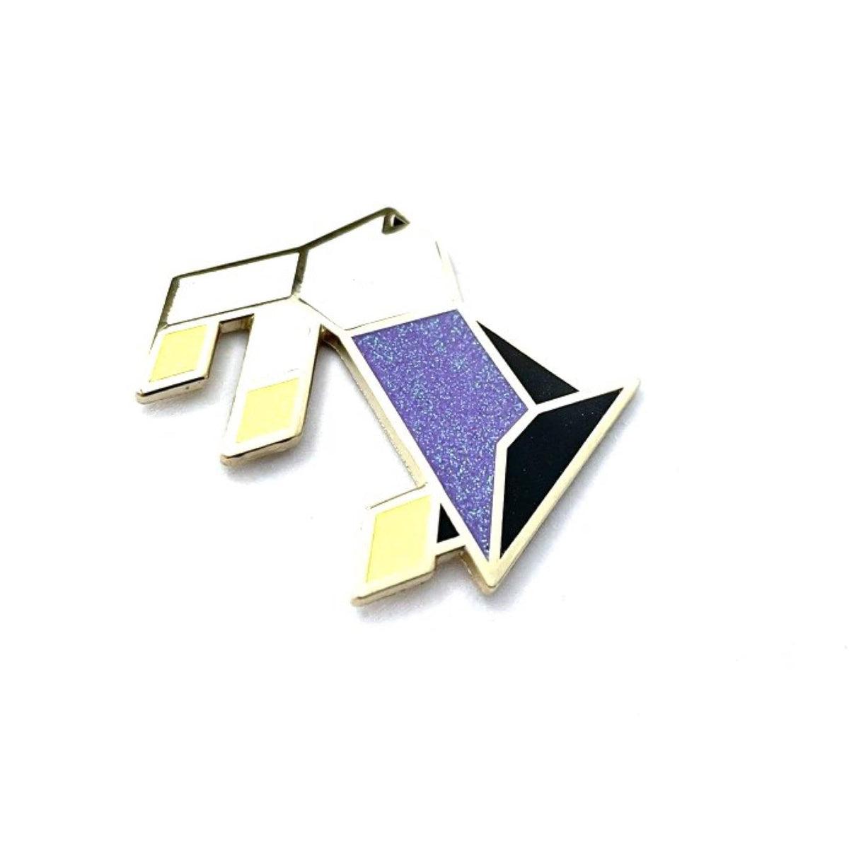 Non-Bunnary Pride enamel pin, hard enamel