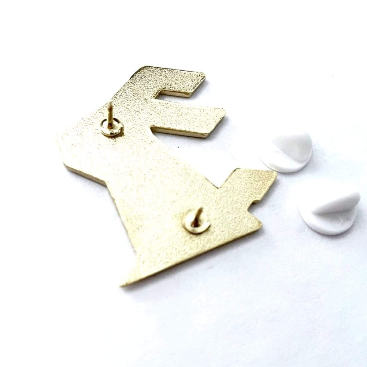 Non-Bunnary Pride enamel pin, glitter