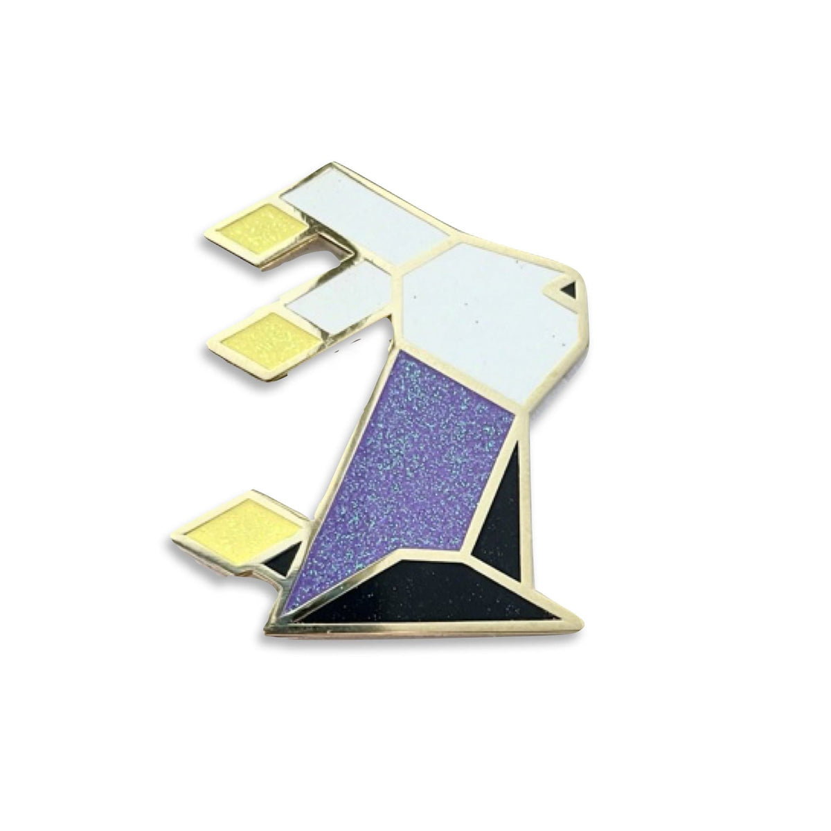 Non-Bunnary Pride enamel pin by Pinbuds