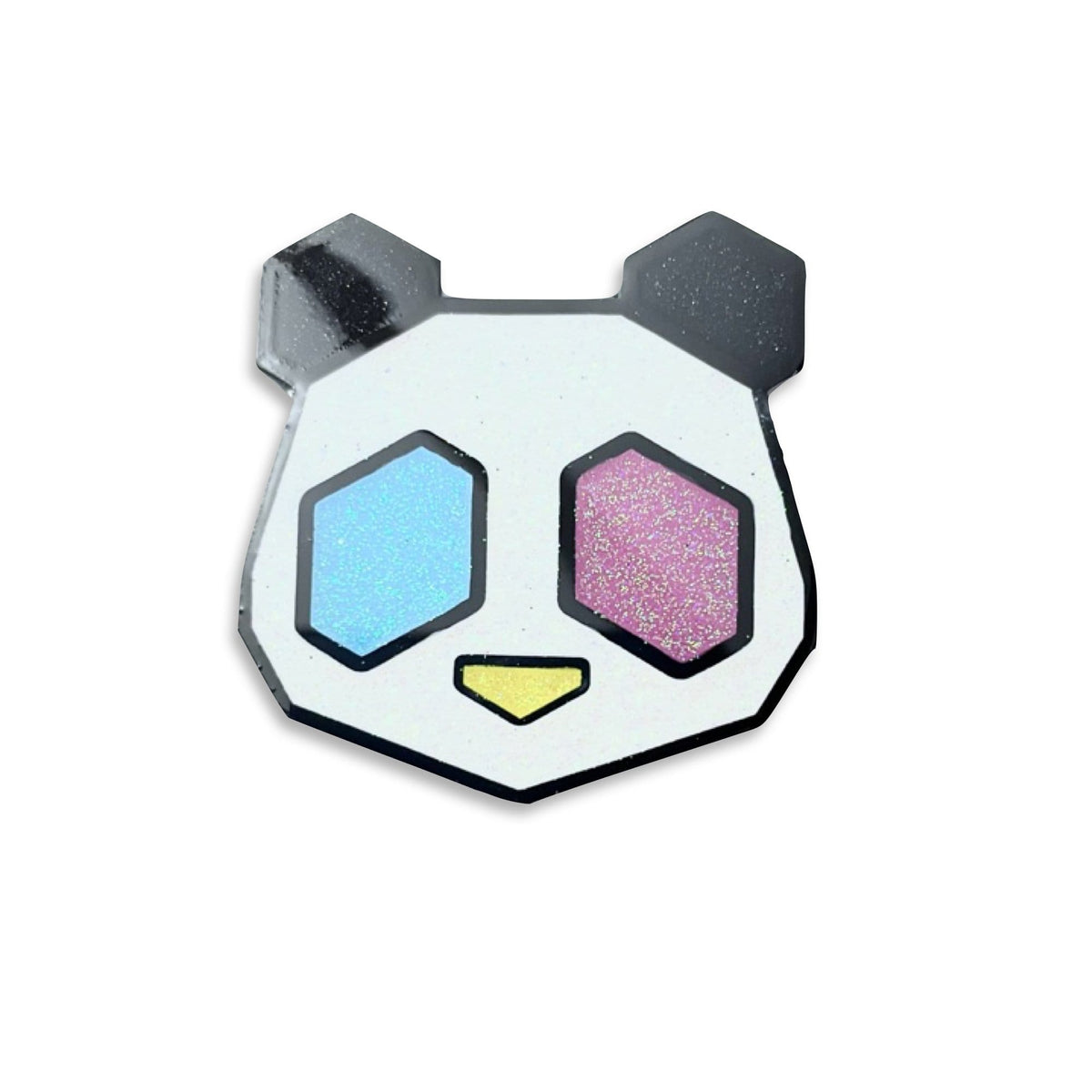 Pandasexual Pride enamel pin by Pinbuds