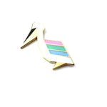 Polycan Pride enamel pin, designed in Sydney