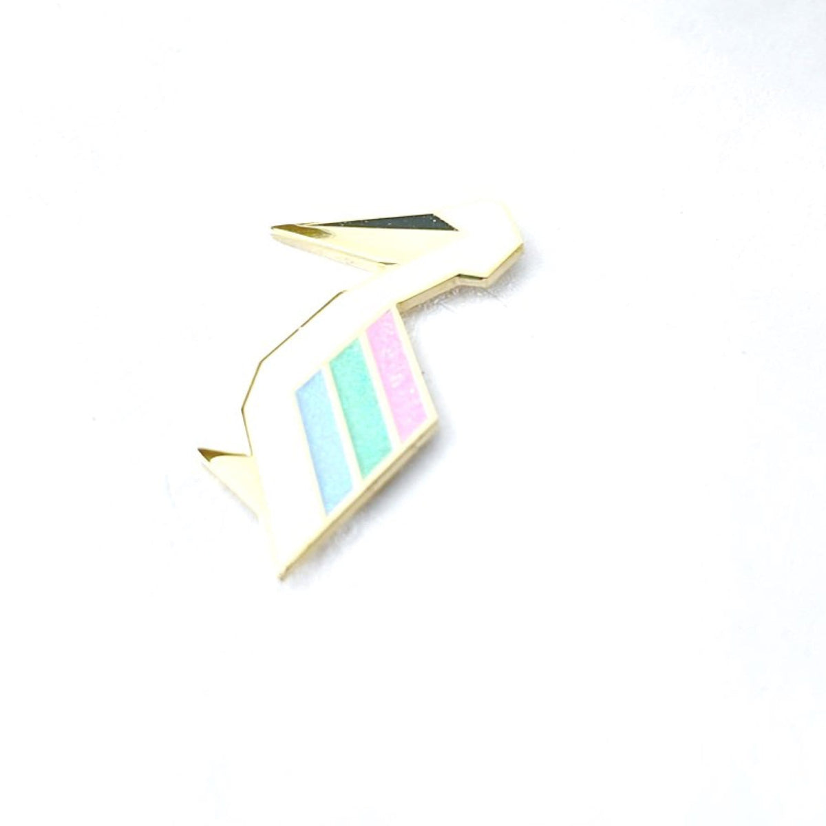 Polycan Pride enamel pin, designed in Sydney