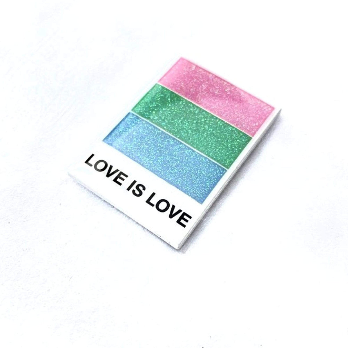 Polysexual Pride enamel pin, hard enamel