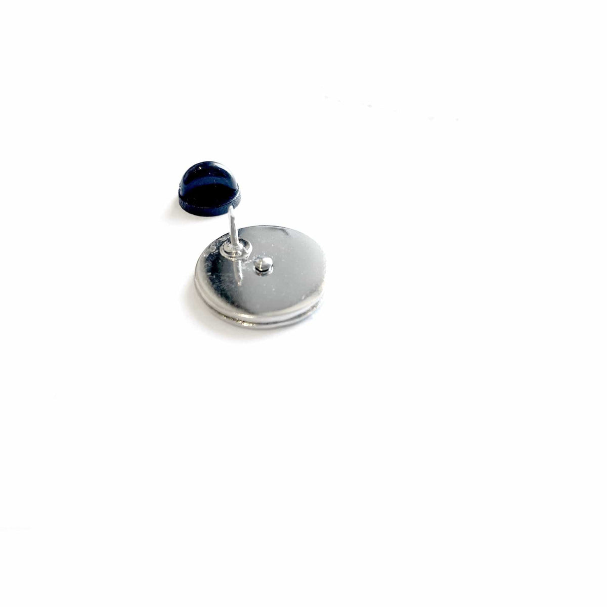 Rainbow Spinner Pride enamel pin, silver plating