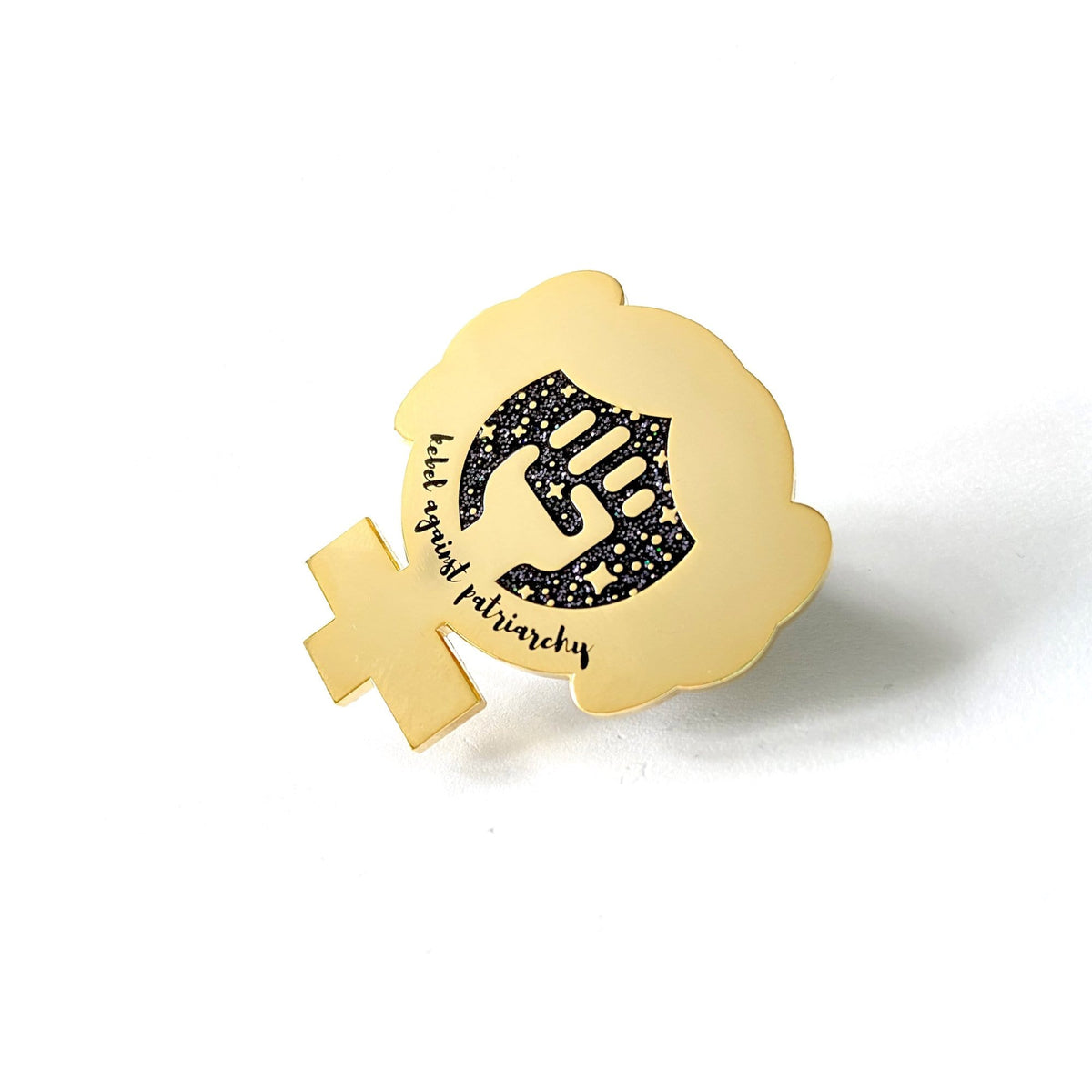 Rebel Princess enamel pin, designed in Sydney