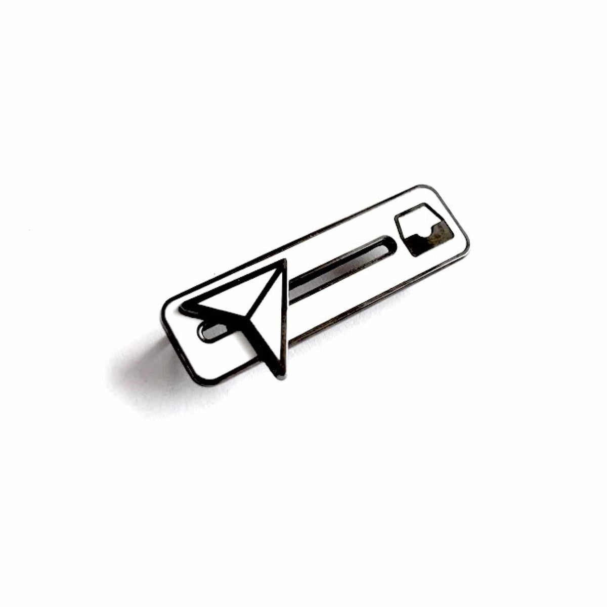 Slide Into DMs Slider enamel pin, black plating
