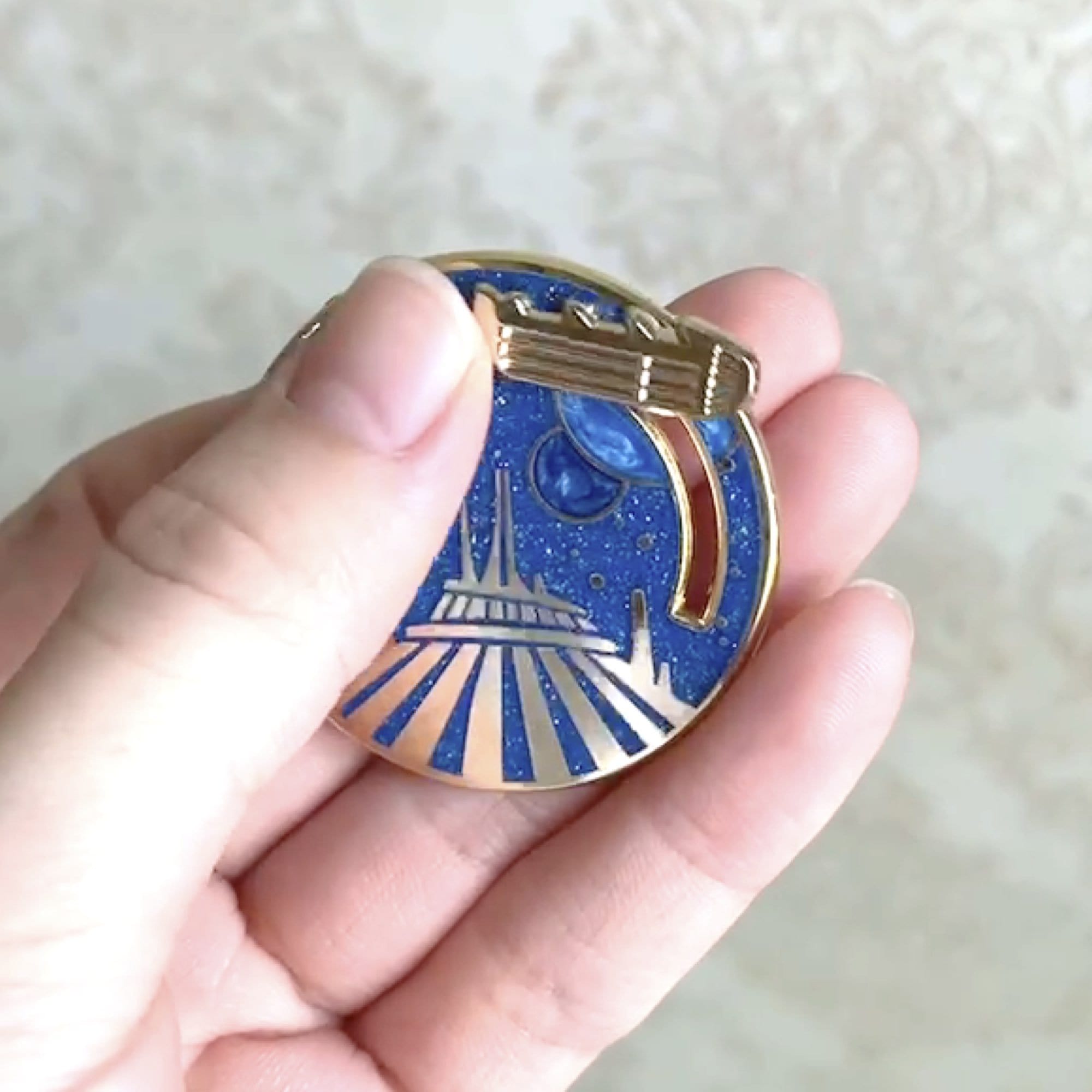 pinbuds Space Mountain Slider Pin