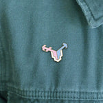 Transgendeer Pride enamel pin, gold plating