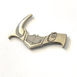 Variant Crown enamel pin, antique gold plating