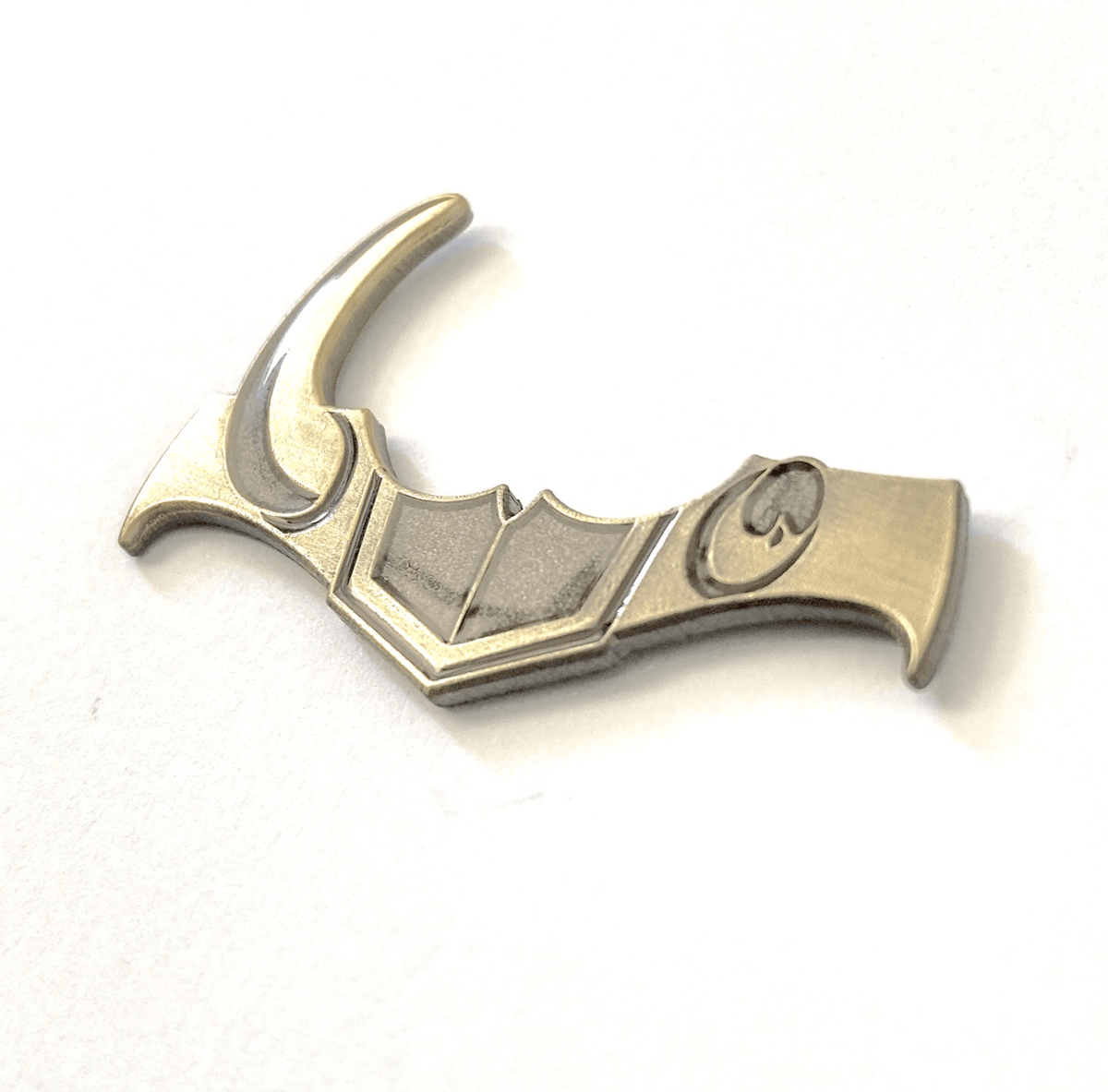 Strange Hero enamel pin, gold plating