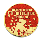 Wrecking Hero Medal enamel pin by Pinbuds