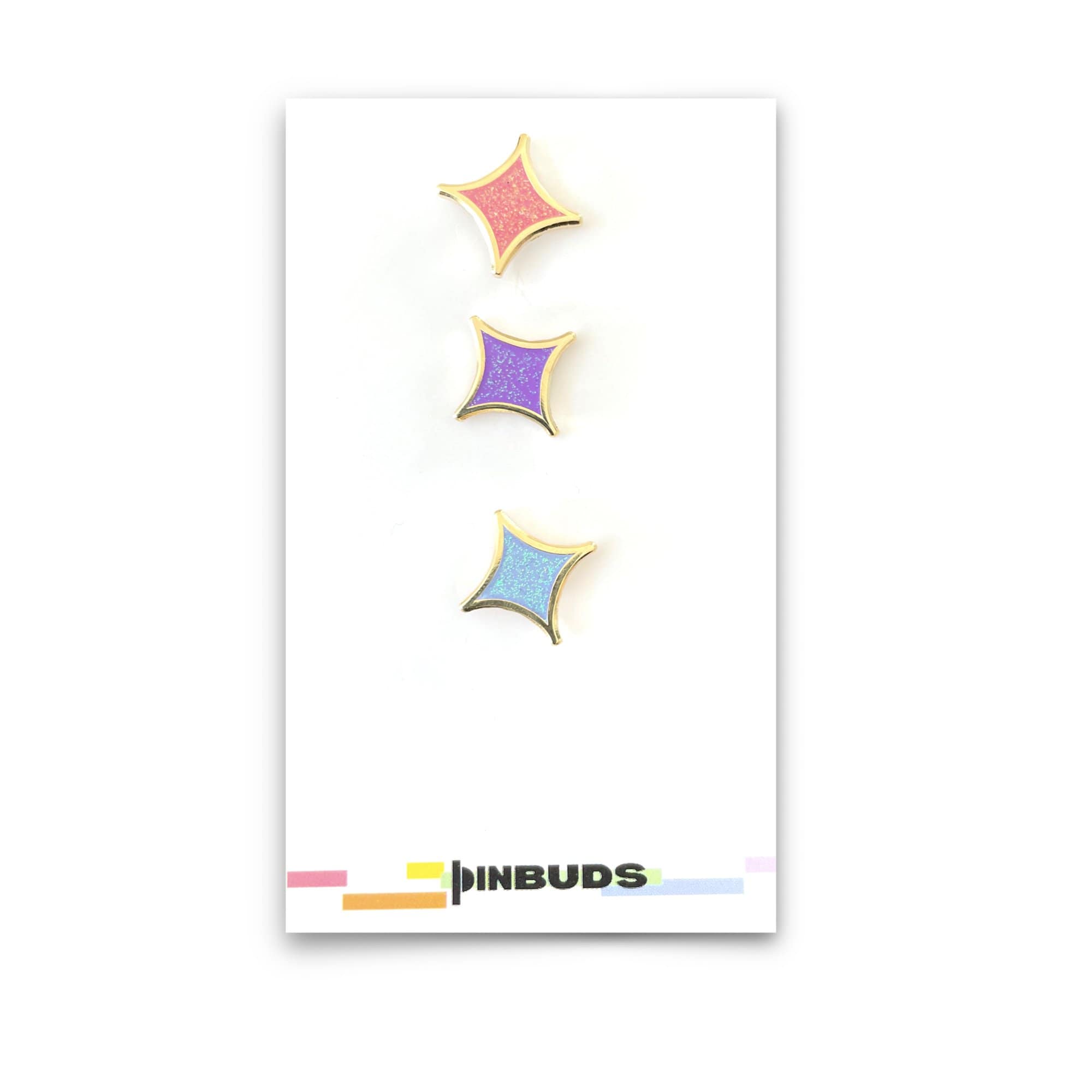 punimpressed Bisexual Star Pin Pack Bisexual 4 Pin Bundle