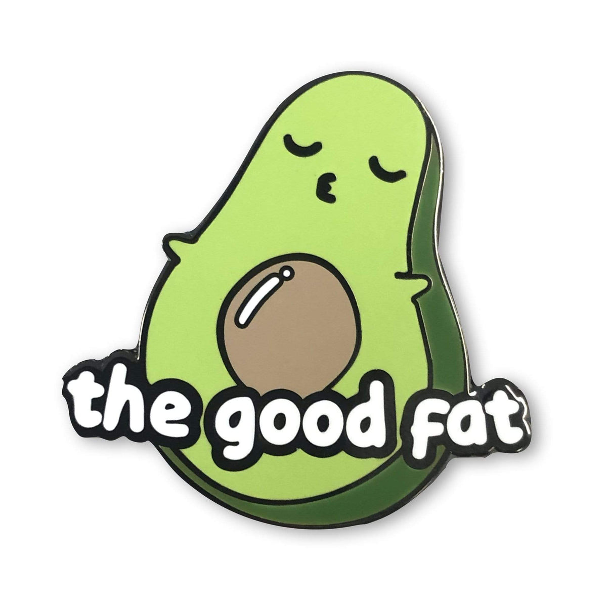 Good Fat Avocado enamel pin by Pinbuds