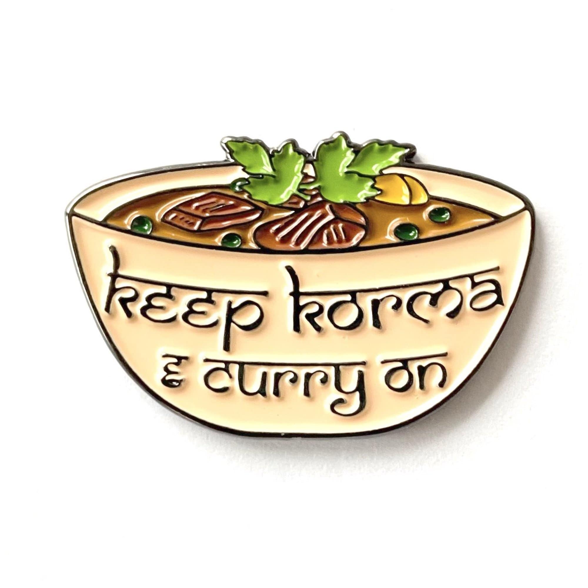 punimpressed Keep Korma & Curry On Pin