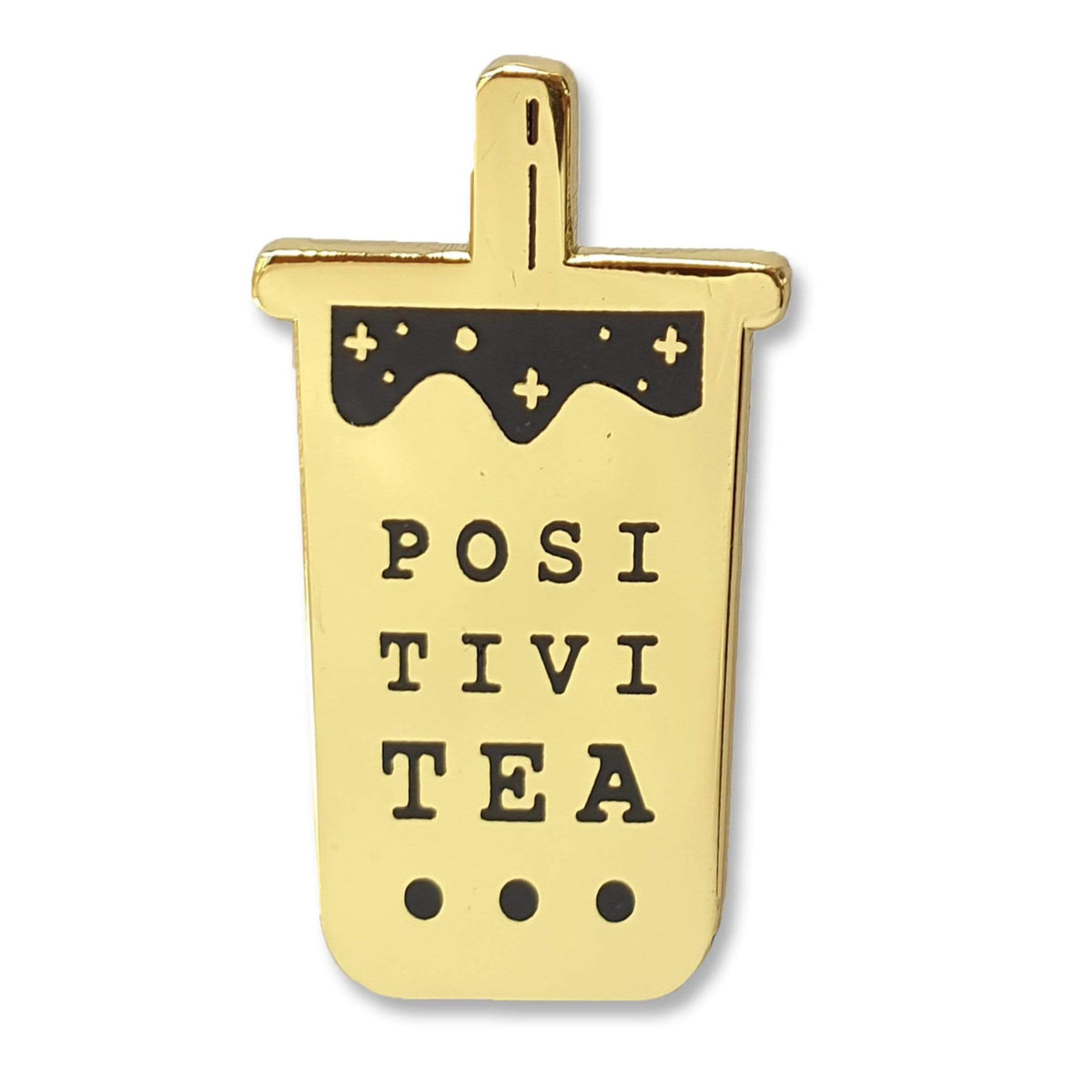 Positivitea enamel pin by Pinbuds
